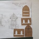 Hand-drawn plan of the mausoleum