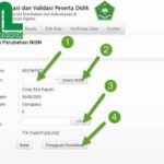 Verval PD Kemenag NISN Edit Form: Example of the data input screen for correcting the National Student Identification Number (NISN) in the Indonesian education system, requiring scanned document uploads for verification.