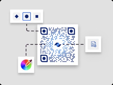 Google Lens scanning a QR code