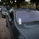 Car scanning license plates in University of Miami parking lot