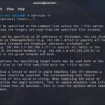 Ike-Scan Help Output in Kali Linux Terminal