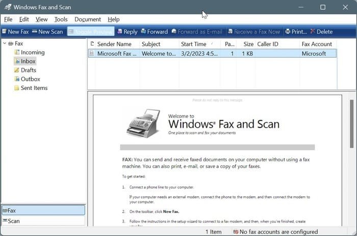 Navigating to Optional features in Windows 11 settings to install Windows Fax and Scan