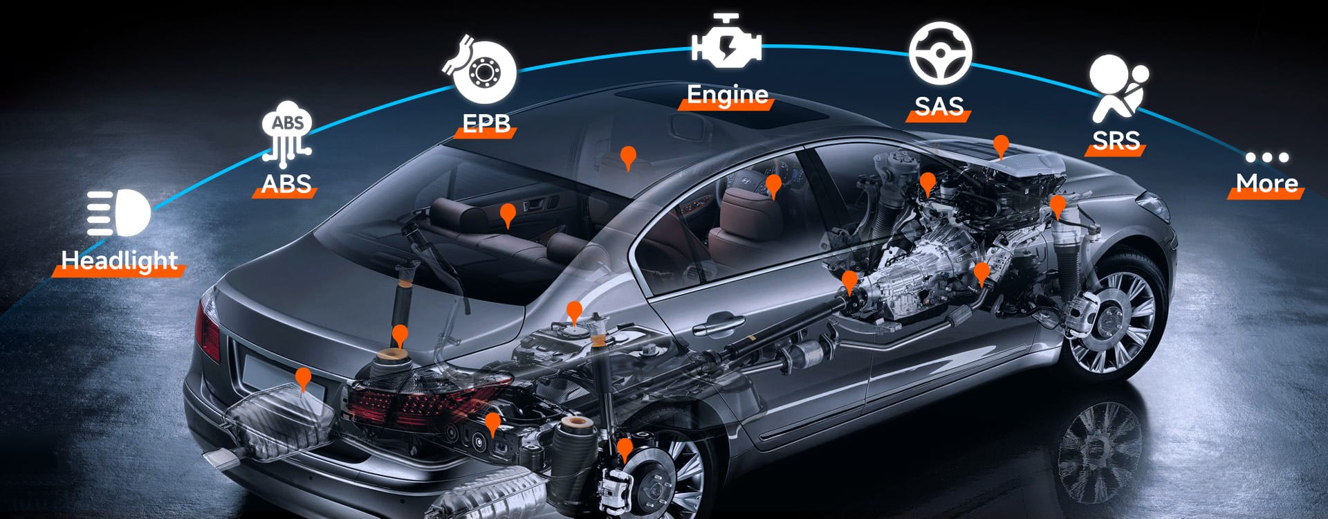 Car Scanner Displaying Codes | Foxwell