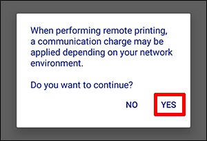 epson iprint menu with select a printer button selected