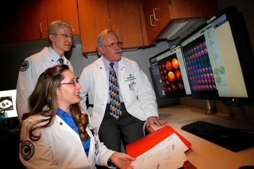 Medical professionals at ChristianaCare discuss the benefits of cardiac PET scan technology for improved heart health diagnoses.