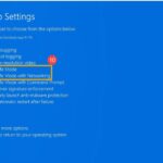 Accessing Advanced Startup Options in Windows for Safe Mode