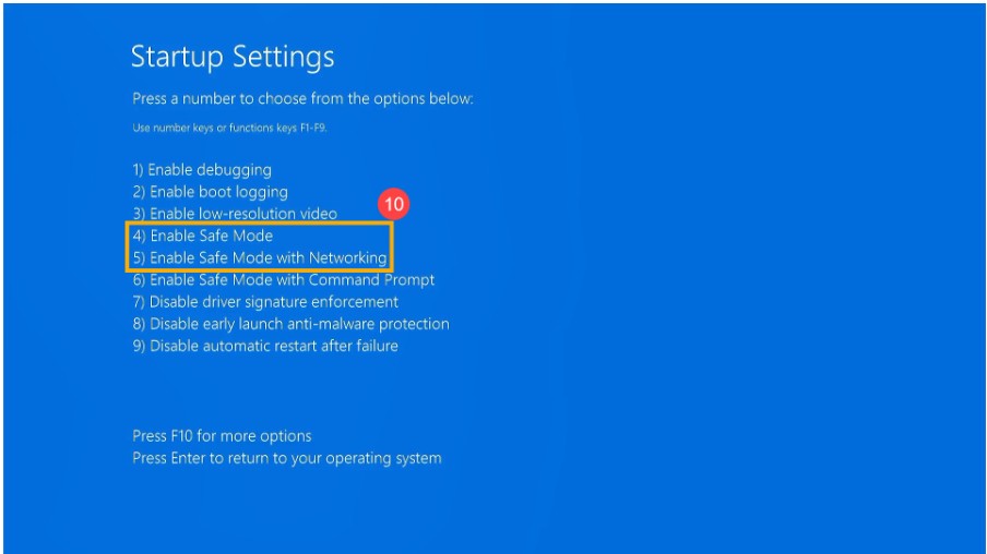 Accessing Advanced Startup Options in Windows for Safe Mode