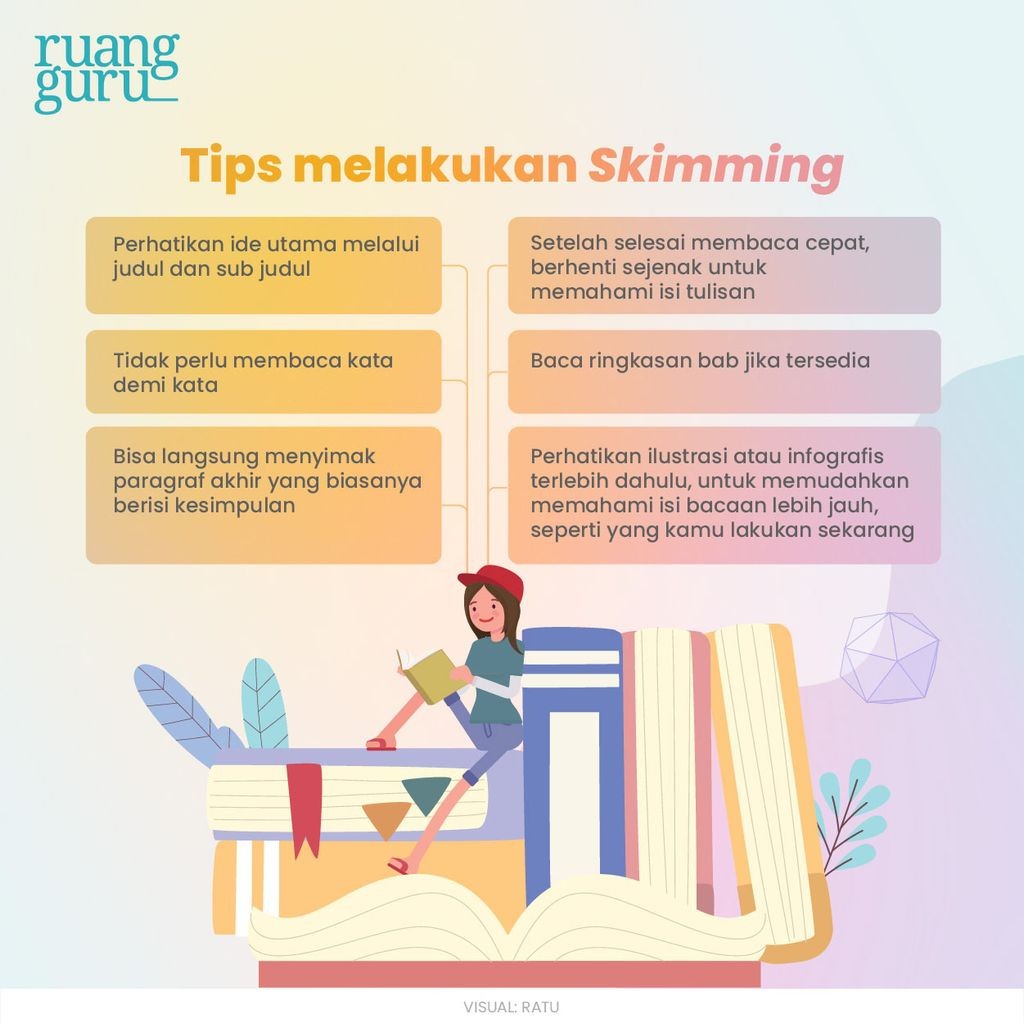 Tips for skimming reading technique