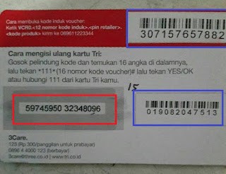 Close-up of a TRI voucher barcode, illustrating the digital code used for easy voucher redemption and information access via scanning.